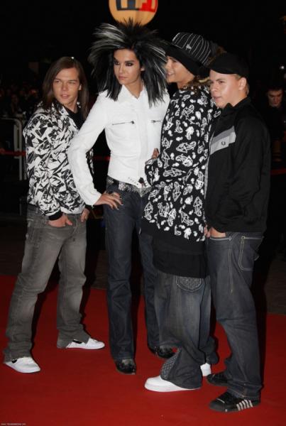 les tokio hotel au NRJ MUSIC AWARDS