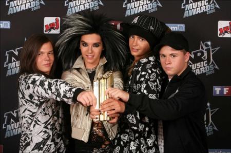 les tokio hotel au NRJ MUSIC AWARDS